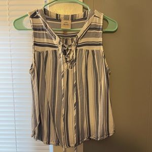 Knox Rose Stripped Tank Top Size S